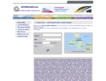 Tablet Screenshot of angleterre.express-map.com
