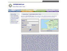 Tablet Screenshot of france.express-map.com